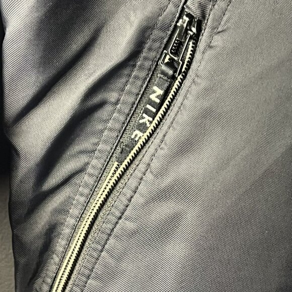 Vintage Nike Jacket Mens XL black Full Zip Fleece Lined Coat Outdoor Y2K - Picture 8 of 9